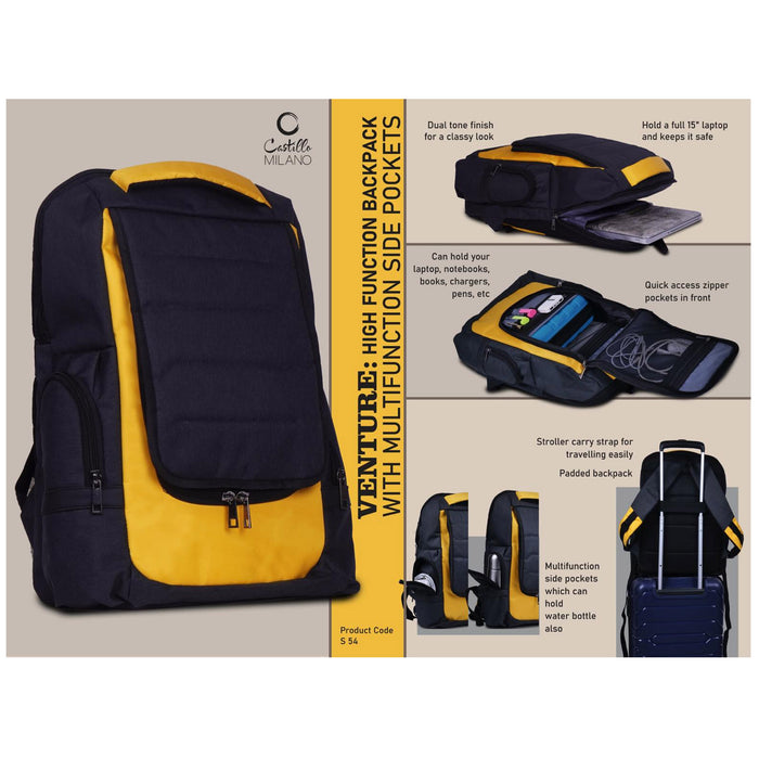 Power Plus - Venture: High Function Backpack with function side pockets S 54