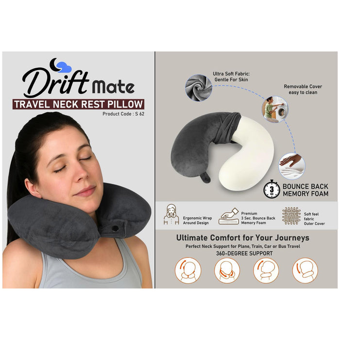 Power Plus - Drift Mate Travel Neck Rest Pillow S 62