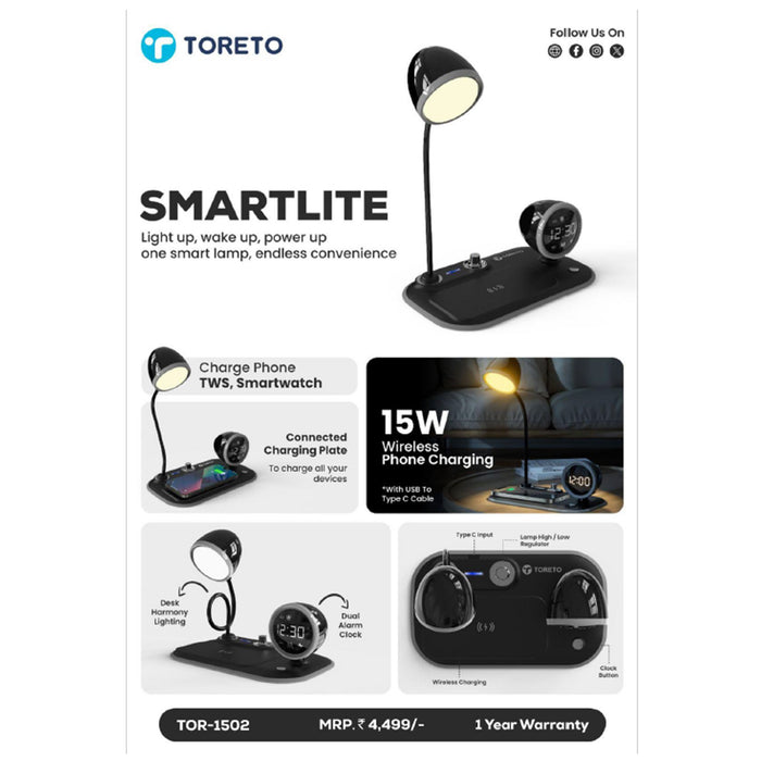 Toreto Smart Lite - Light up, Wake up, Power up
