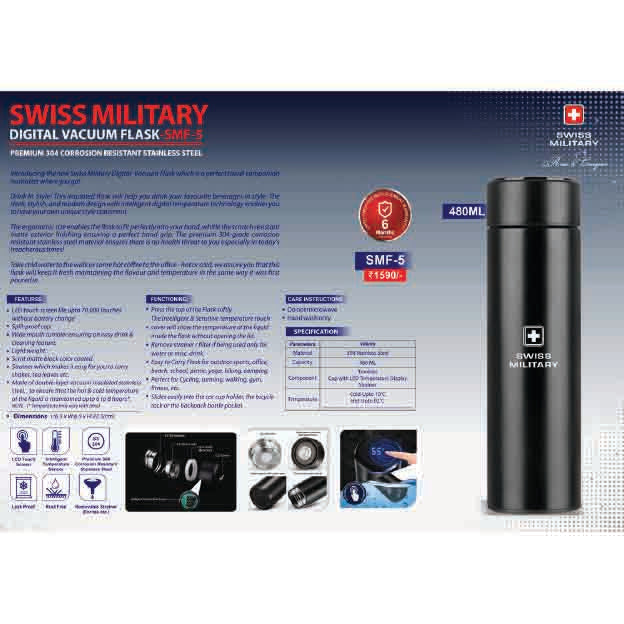 SWISS MILITARY - VACUUM FLASK - SMF5
