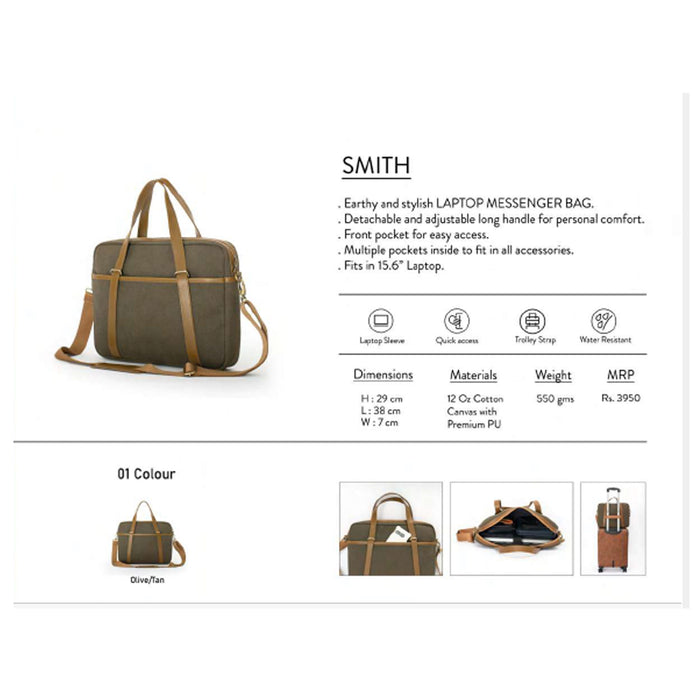 OBLIQUE- SMITH   LAPTOP BAG