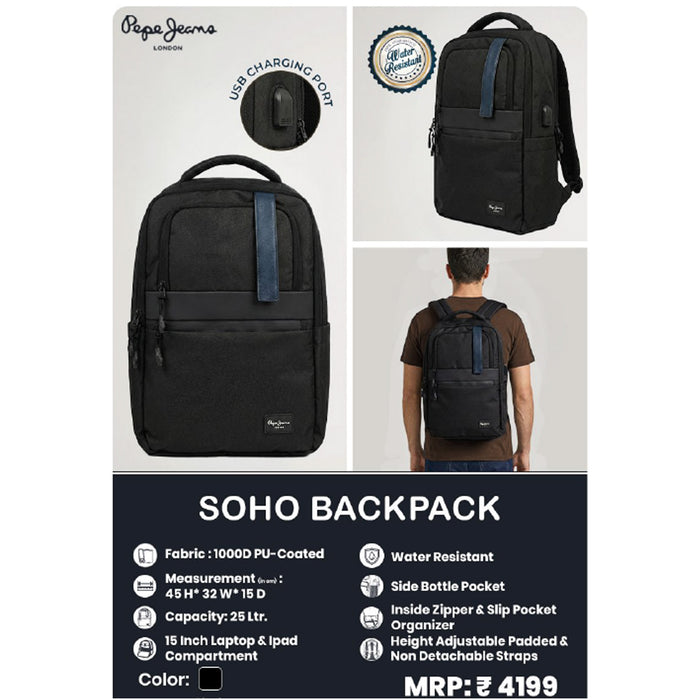 Pepe Jeans- Soho Backpack