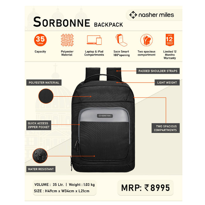 Nasher Miles Sorbonne  Backpack