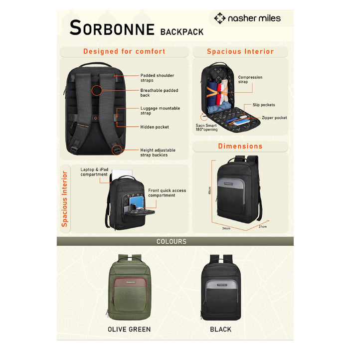 Nasher Miles Sorbonne  Backpack