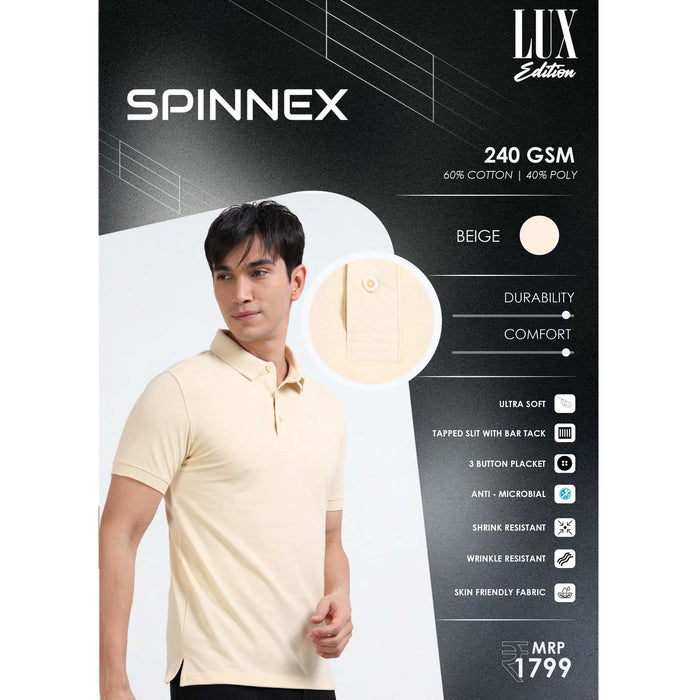 Spinnex Lux Edition Polo T Shirt