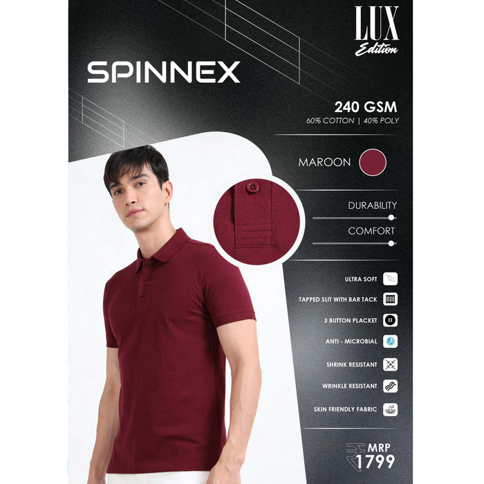 Spinnex Lux Edition Polo T Shirt