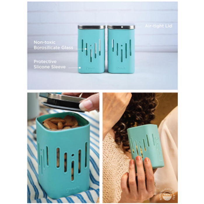 GLASAFE - DRINK 'N' SIP DRINKING GLASS - GLASS BOTTLE