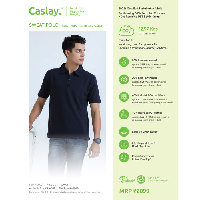 Caslay Sweat Polo