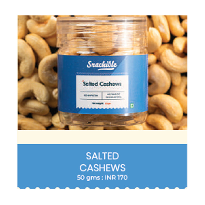 Snackible - Salted Cashews