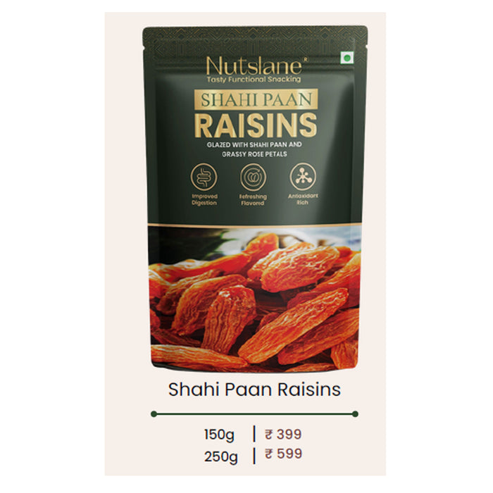 Nutslane- Shahi Paan Raisins  In Pouch