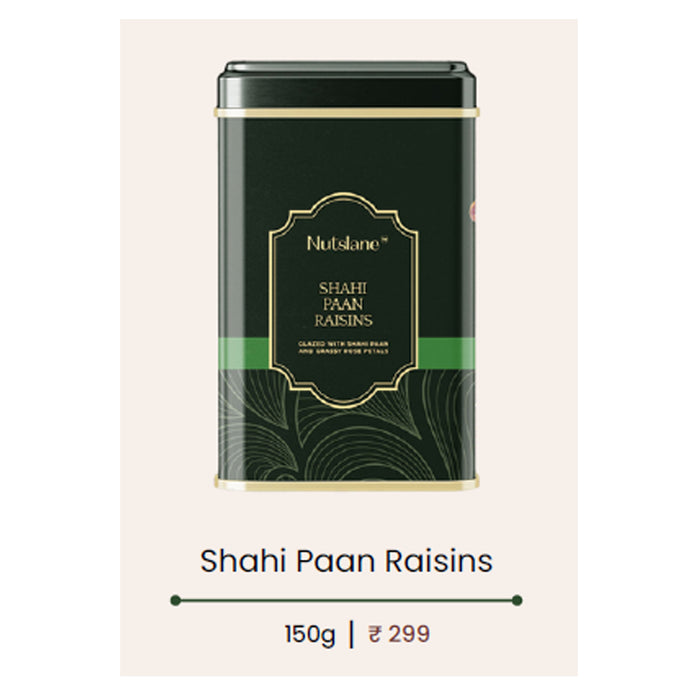 Nutslane - Shahi Paan  Raisins  In Tin