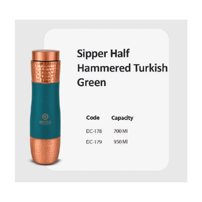 Sipper Half Hammered Turkish  Green    DC- 179