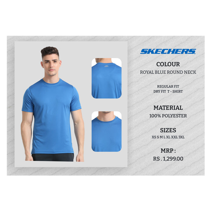 Skechers Round Neck Dry Fit T- Shirt