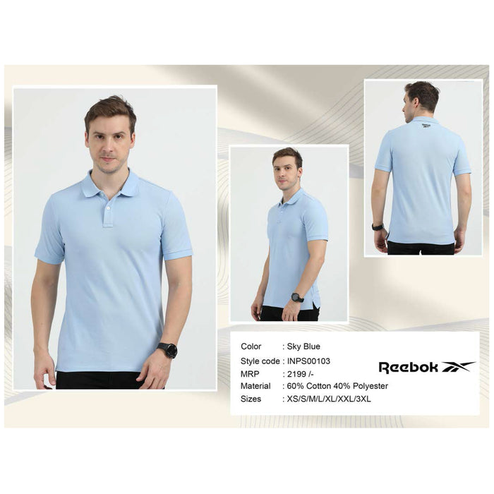 Reebok -  Cotton With  Polyester  T- Shirts