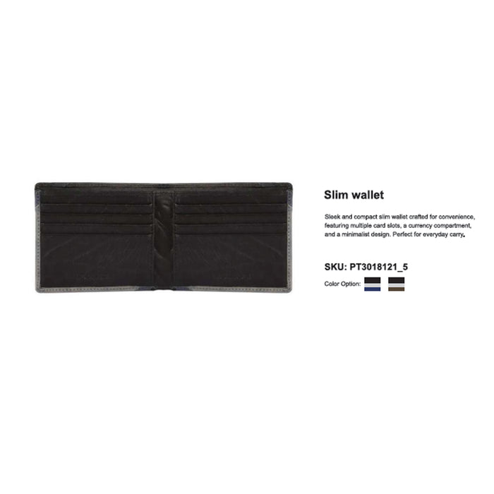 Police - Slim Wallet Facade Premium Leather Wallet