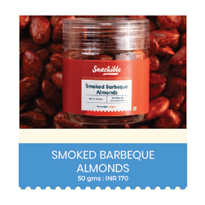 Snackible - Smoked Barbeque Almonds