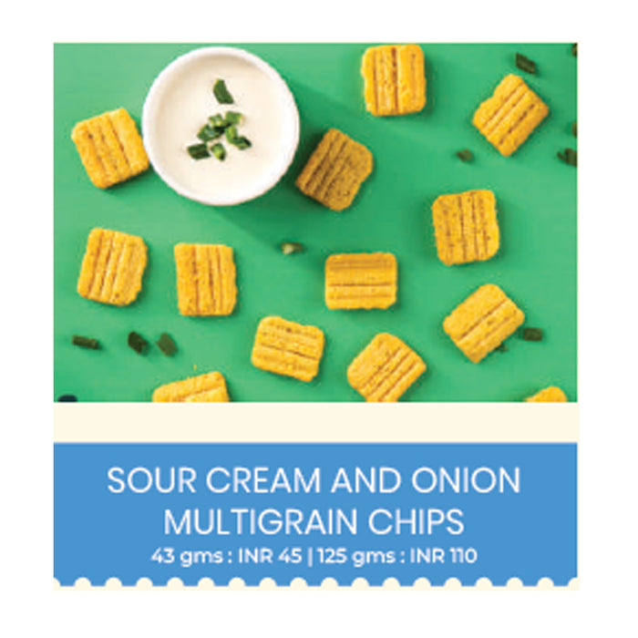 Snackible - Sour Cream And Onion Multigrain Chips