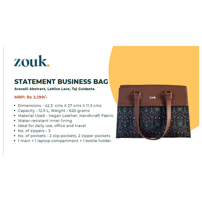 Zouk -  Statement Business Bag