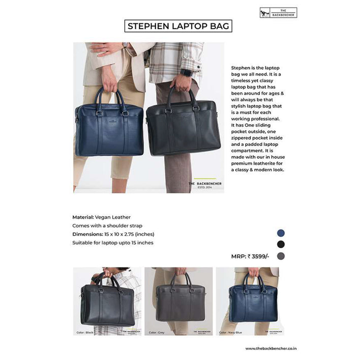 The Back Bencher - Stephen  Laptop Bag