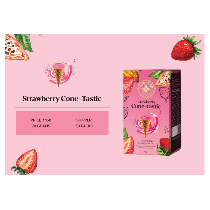 Cacao Springs - Strawberry Cone - Tastic