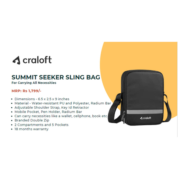Craloft- Summit Seeker Sling Bag