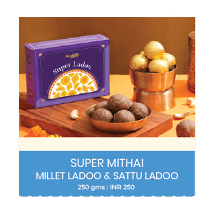 Snackible - Super Mithai Millet Ladoo & Sattu Ladoo