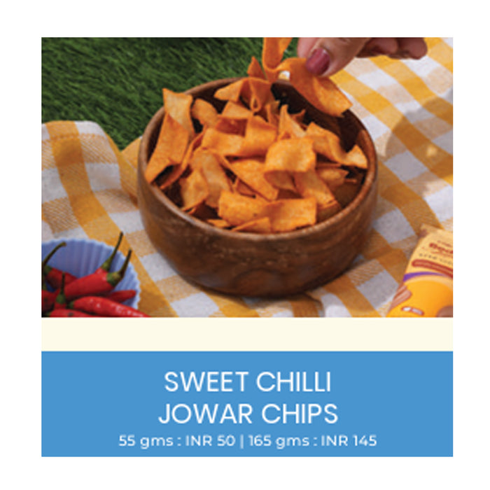 Snackible - Sweet Chilli Jowar Chips
