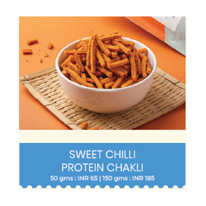 Snackible - Sweet Chilli Protein Chakli