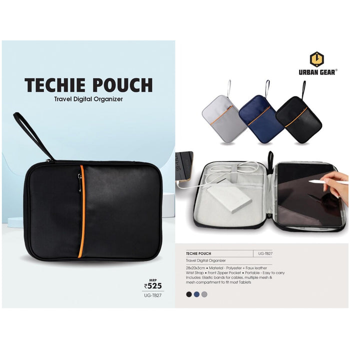 URBAN GEAR - Techie Pouch  - Travel Digital Pouch - UG-TB27