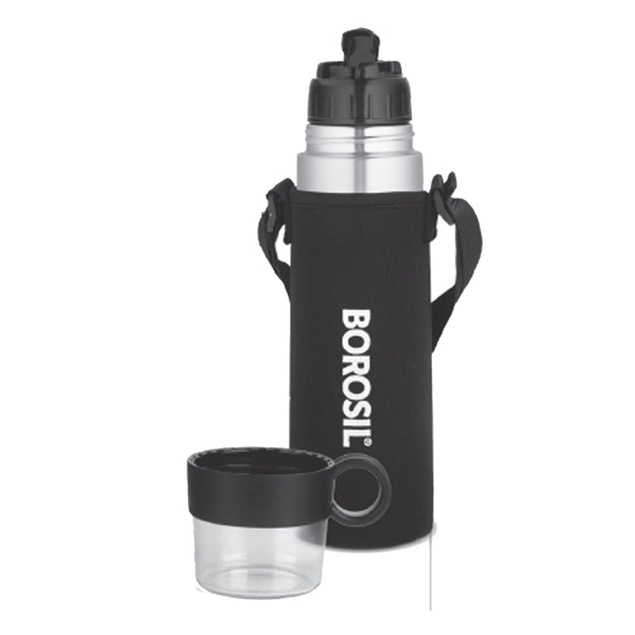 BOROSIL - THERMO WITH CUP - VACCUM BOTTLE