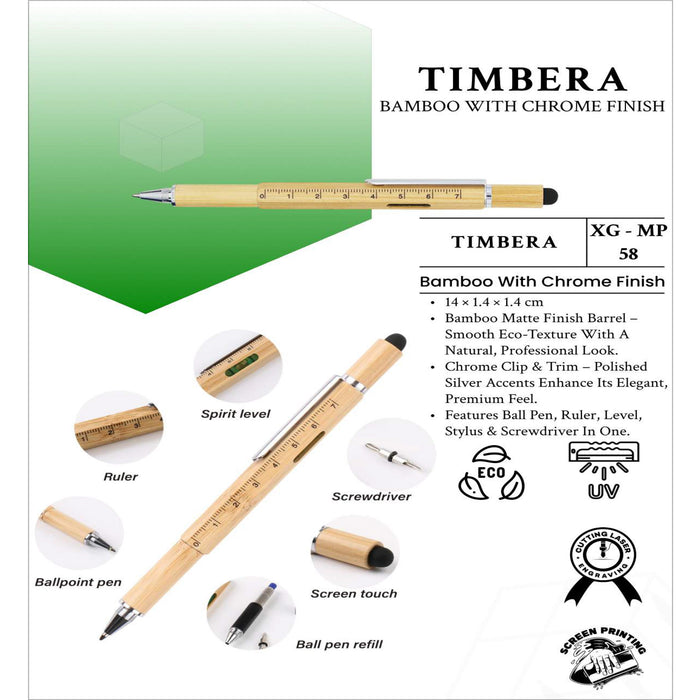 Timbera Bamboo With Chrome Finish  XG -MP58