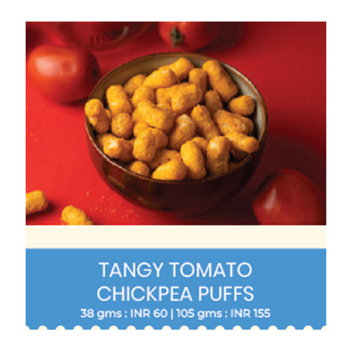 Snackible - Tangy Tomato Chickpea Puffs