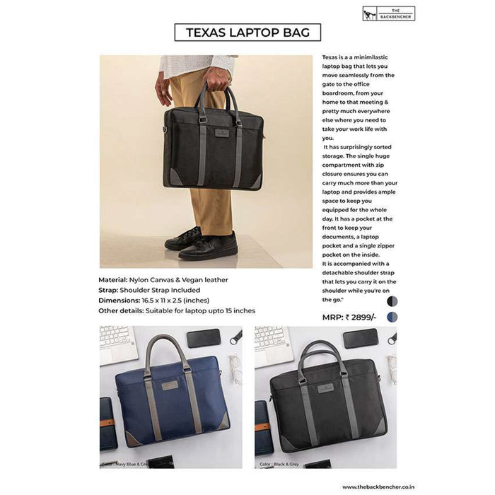 The Back Bencher - Texas Laptop Bag
