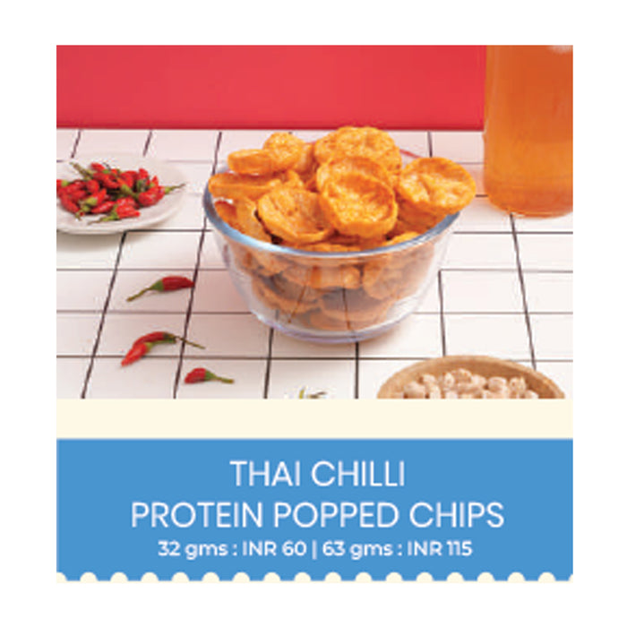 Snackible - Thai Chilli Protein Popped Chips