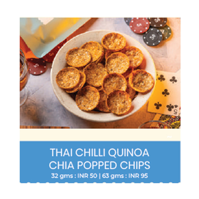 Snackible - Thai Chilli Quinoa Chia Popped Chips