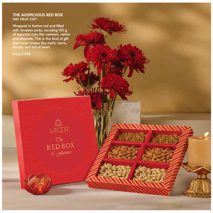 Smoor - The Auspicious Red Box  Dry Fruit Edit