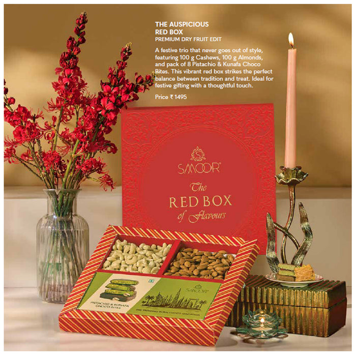 Smoor - The Auspicious Red Box Premium Dry Fruit Edit