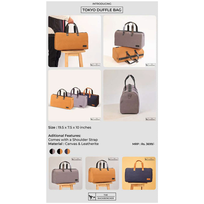 The Back Bencher - Tokyo Duffle Bag