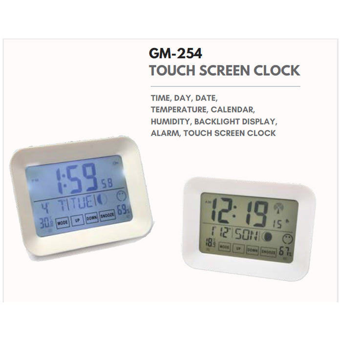 GM - Touch Screen Clock GM-254