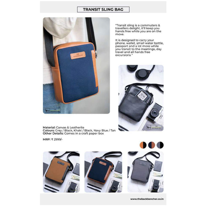 The Back Bencher - Transit Sling Bag