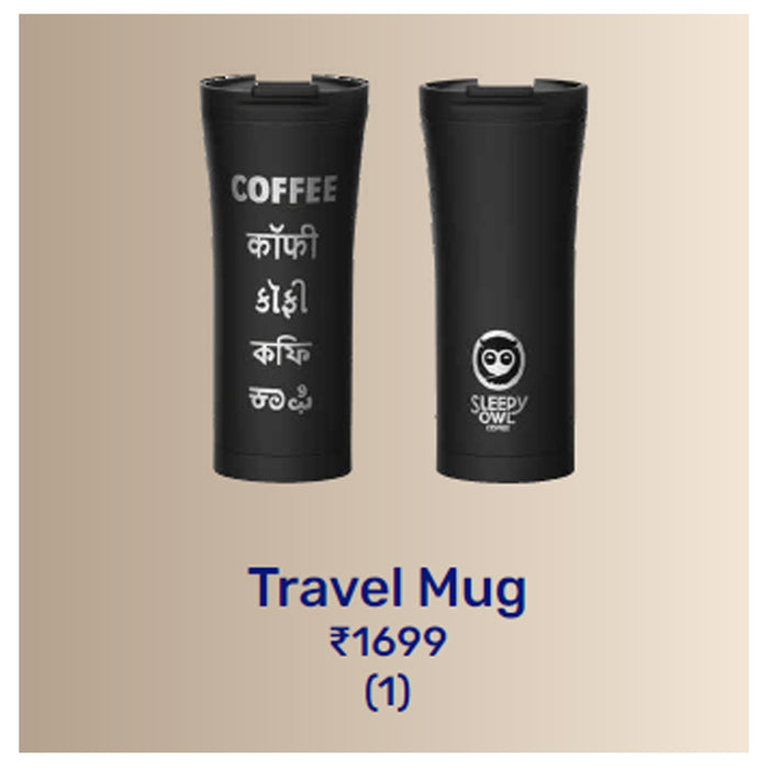 Sleepy Owl - Travel Mug