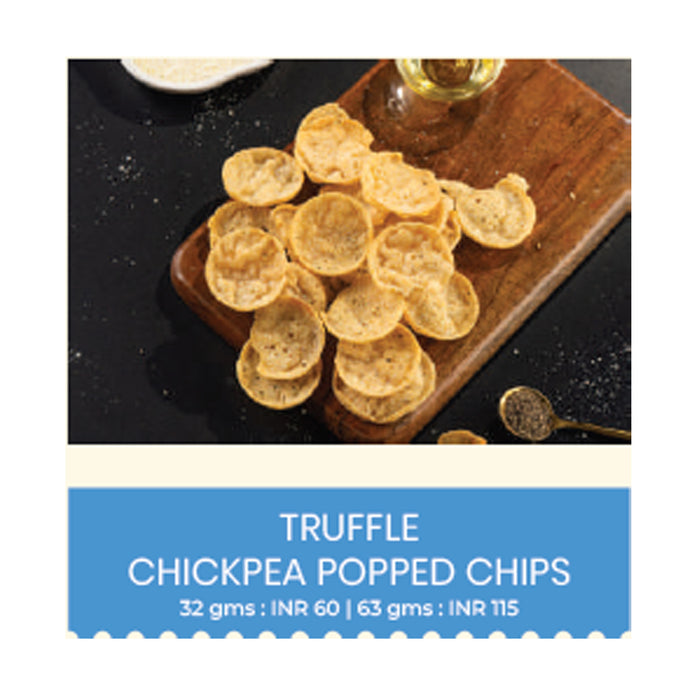 Snackible - Truffle Chickpea Popped Chips