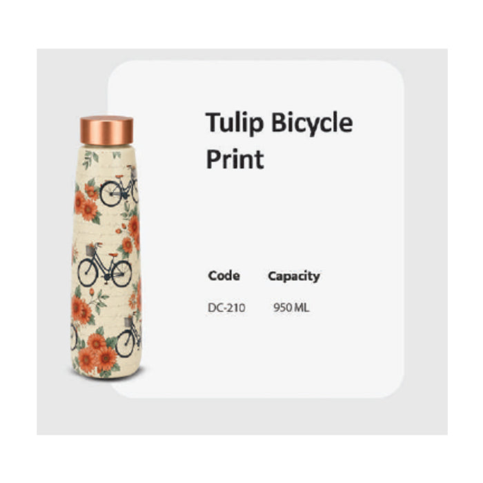 Tulip Bicycle Print   950ml    DC-210