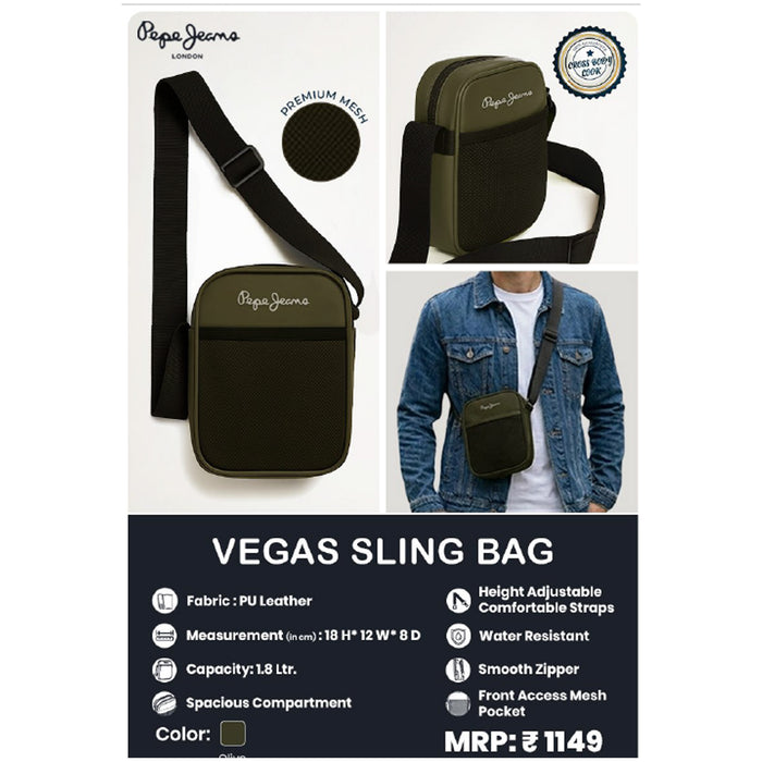 Pepe Jeans- Vegas Sling Bag