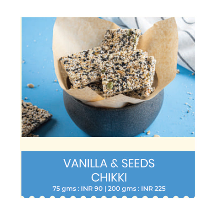 Snackible - Vanilla & Seeds Chikki