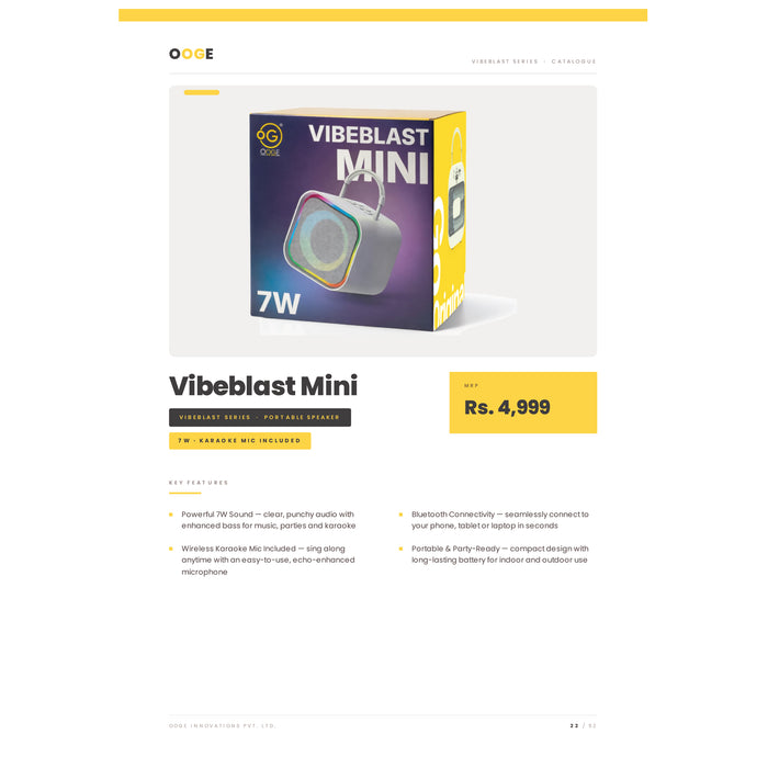 OOGE -  Vibe Blast Mini