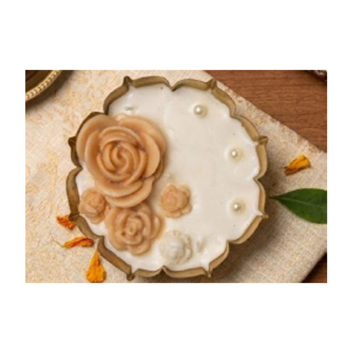 Vintage Rose & Pearl Tealight