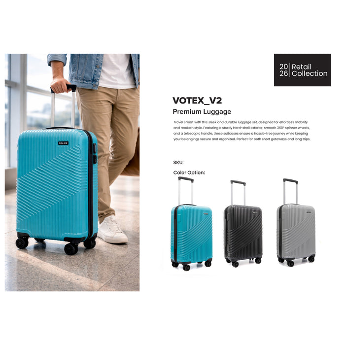 Police - Votex V2  Premium Luggage