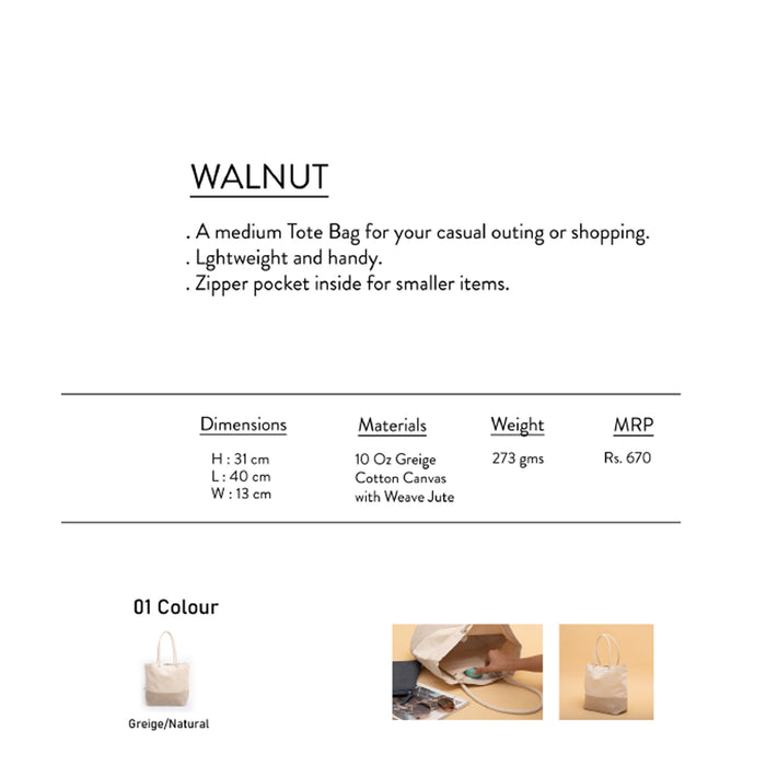 Oblique-Walnut Carry Bag
