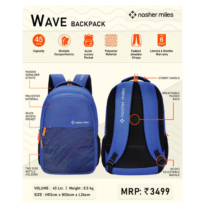 Nasher Miles Wave   Backpack
